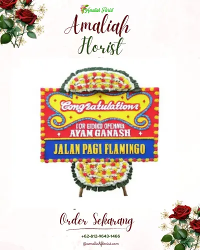Bunga Papan Congratulation di Kenten